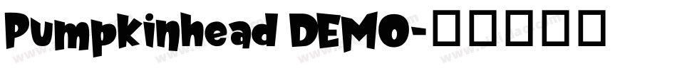 Pumpkinhead DEMO字体转换
